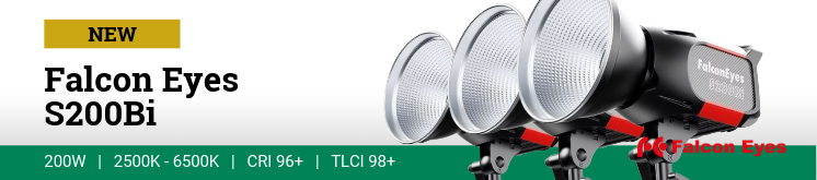 Falcon Eyes Afeft Bi-Color LED Lampe S200Bi